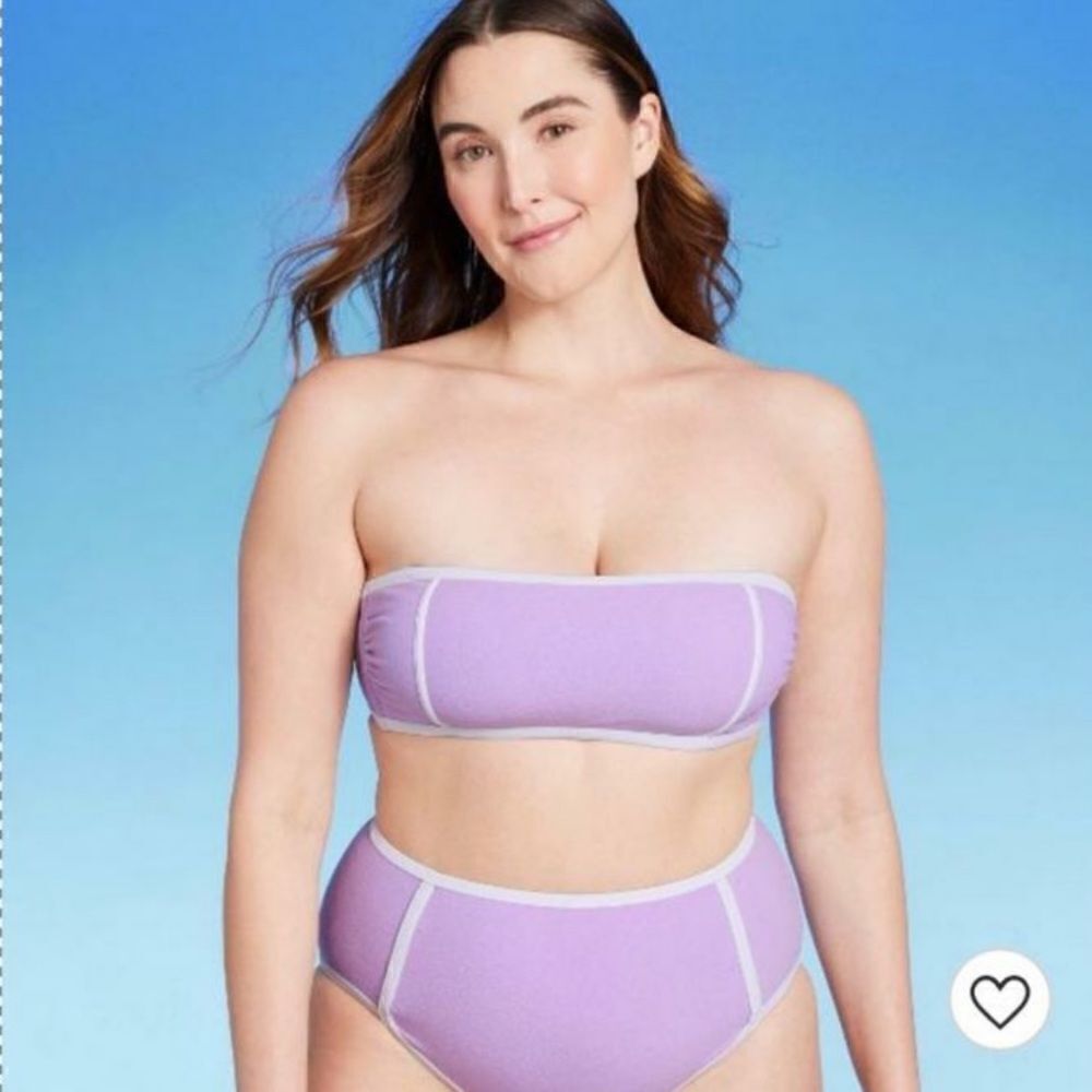 Kona Sol Sz L 12/14 Purple & White versatile NWT